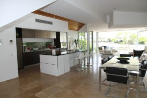 Remodelled kitchen with island